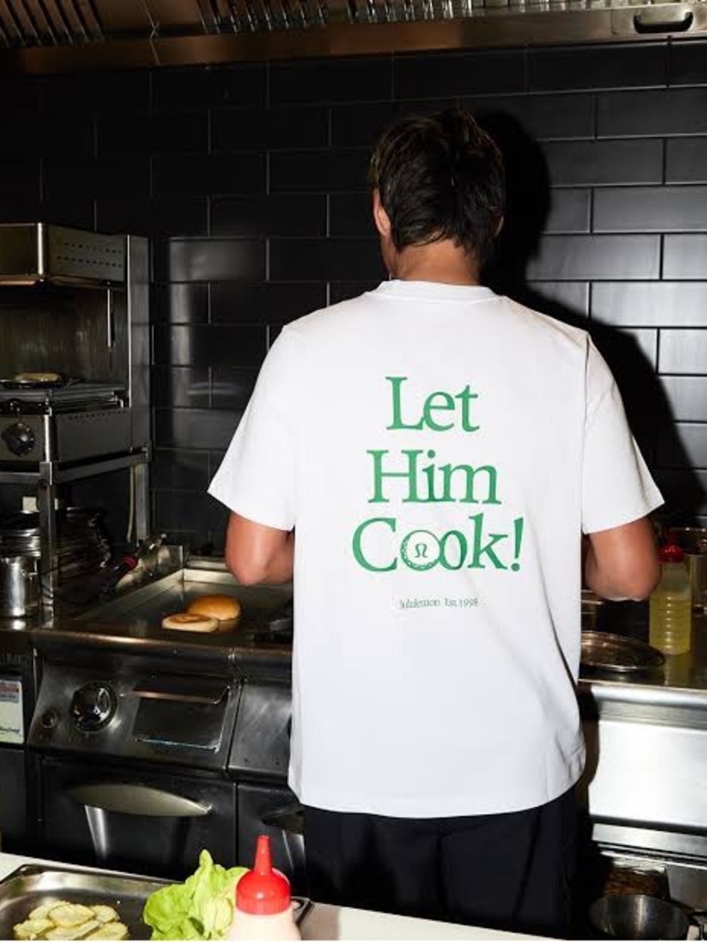 Lululemon Min Woo Lee Let Him Cook Golf Graphic Cotton T-Shirt White